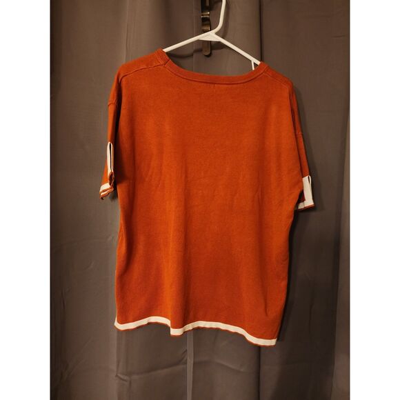 Orange 2-Piece Short Set - Elastic Waist (Large) - Picture 5 of 6